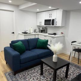 Cosy and Cute Private Basement Suite，位于温尼伯的酒店