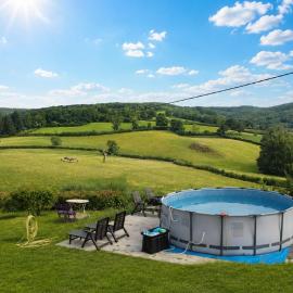 Grande maison avec vue Panoramique-Morvan, Lac de Pannecière à pied，位于蒙蒂尼恩莫万的酒店