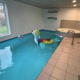 Large Holiday Home With Pool Spa And Sauna，位于博托比的酒店