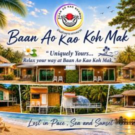Baan AoKao KohMak，位于麦岛的酒店