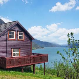 Beautiful Home In Vallavik With Kitchen，位于Djønno的酒店