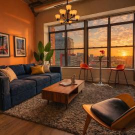 Cozy 2BR South Loop Condo with Optional Parking and Gym Near McCormick Place, Public Transit & City Hotspots，位于芝加哥的酒店