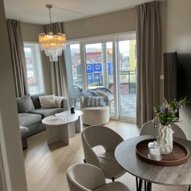 Brand new 3-room apartment for rent in Straume!，位于Straume的酒店