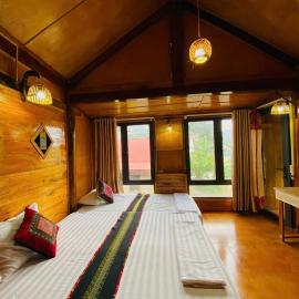 Đồng Lâm Ecolodge Homestay，位于Làng Ben的酒店
