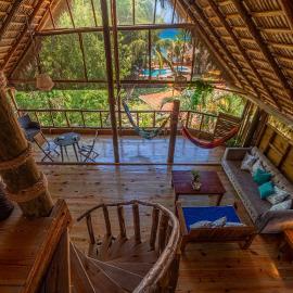 Mar Villa Eco Deluxe Lodge Surf Kite Perla Marina Encuentro Beach AC rooms