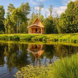 Lake Cabin Rosia Montana，位于Tarina的酒店
