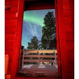 Macktunet - Retro log cabin from the 70s in Malangen，位于Lanes的酒店