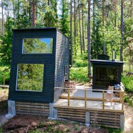 Cabin Ichi Architect Forest Retreat with Sauna，位于拉塞博里的酒店