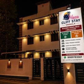 Neon Cliff Stay Varkala，位于瓦尔卡拉的酒店