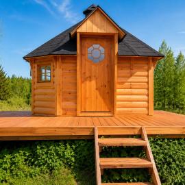 Korjuse Moori Põhjataeva mäeonn- Northern Sky Hilltop Cabin，位于Korjuse的酒店