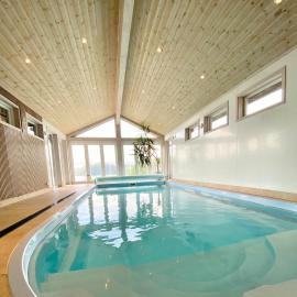 Hytte med basseng og jacuzzi med nydelig utsikt，位于法尔松的酒店