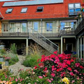 Wohnen im Dreiseitenhof mit Galerieschlafzimmer