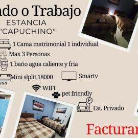 Viajando o trabajo estancia capuchino