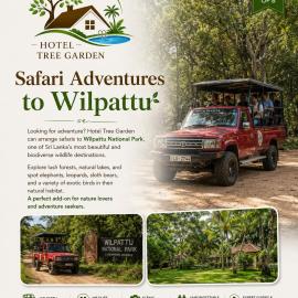 Hotel Tree Garden Wilpaththu Nochchiyagma Anuradhapura，位于Nochchiyagama的酒店
