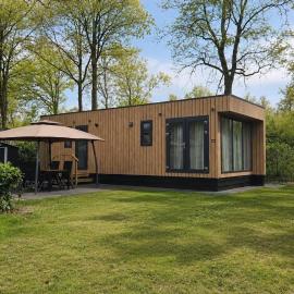 Chalet on Camping De Pallegarste in Overijssel close to Hellendoorn and Wildlands