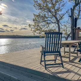 Beach Front Home In Herräng With Sauna