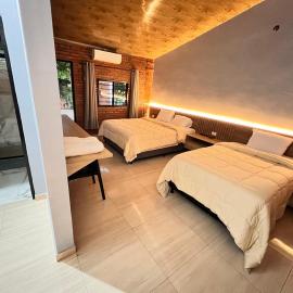 Hotel Suites Bambú，位于Minga Guazú的酒店