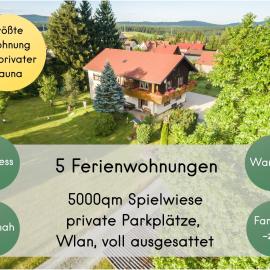 Gästehaus Philipp im Herzen des Fichtelgebirges - 5 Ferienwohnungen, großes Grundstück, Wald und Wiese, Wohnung mit privater Sauna, kostenfreie Parkplätze, WLAN，位于Mehlmeisel的酒店