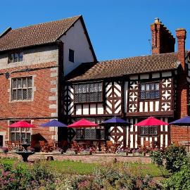 Albright Hussey Manor，位于什鲁斯伯里的酒店