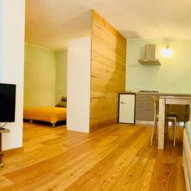 Spacious, renovated studio apartment in the center of Pragelato，位于普拉吉拉托的酒店