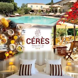 CÉRÈS - Boutique-Hôtel & Spa - Élégance en Terre d'Uzès,位于圣康坦拉波特里的酒店
