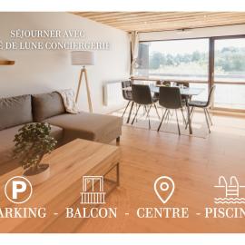 Le Nid Cozy - Appart avec Piscine, Terrain de Tenis et Balcon，位于梅塔比耶的酒店