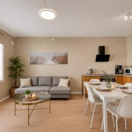 Uncle Sam Cozy Apartment, parking, 8 guests，位于桑内斯的酒店