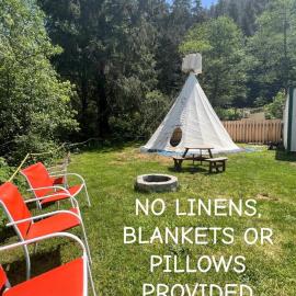 22ft authentic Tipi，位于蒂拉穆克的酒店