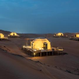 The space domes desert camp，位于Bidiyah的酒店