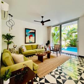 SolVanya by evaddo stays 2BHK Luxury Villa with Private Pool in Siolim，位于西奥利姆的酒店