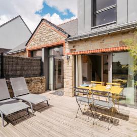 Les Villas de Locmiquel BORD DE MER，位于巴登的酒店