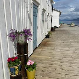 2. etg i Dampskipsbrygga, Lødingen havn，位于勒丁恩的酒店