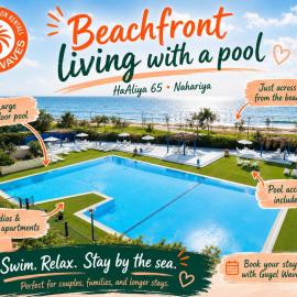 GW212 Gugel Waves Amazing Seaview Pool Apartments
