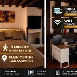 Appart proche gare centre ville bureau parking，位于La Loupe的酒店