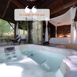 Cabanes et Spa Les Landines，位于Origne的酒店
