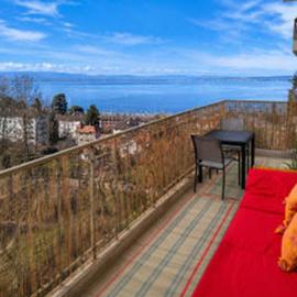 Appartement charmant, vue lac - 2 pers. - FR-1-498-129，位于Neuvecelle的酒店