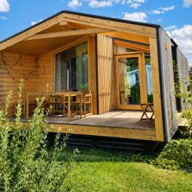 405 Gemütliches Tiny House am Deich，位于布莱克德的酒店