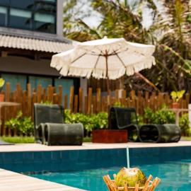 Pousada de Charme Refugio da Villa - Pé na Areia，位于嘎林海斯港的酒店