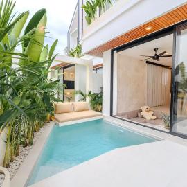 Elva 2 Villa - Private Pool in Seseh, Canggu，位于Cemagi的酒店