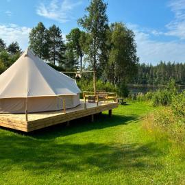 Trysil hyttegrend & camping - Glamping tent with unique view，位于特吕西尔的酒店