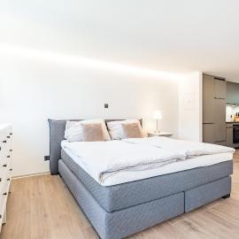 Renoviertes Studio oberhalb Visp mit Balkon und Bergblick