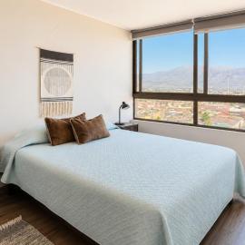 Amplio depto 2D2B con hermosa vista en Los Andes