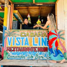 Vista Linda Cabaña，位于布兰卡滩的酒店