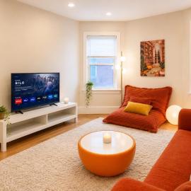 Full Apt with Parking in the Heart of Cambridge near Harvard, MIT & Boston