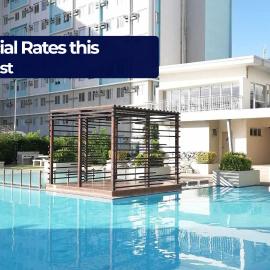 Cool & Quiet 2BR at Marina Spatial - Pool, Kitchen, Near Dumaguete Port