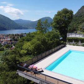 Due laghi – Studio Apartment with Pool，位于波尔莱扎的酒店