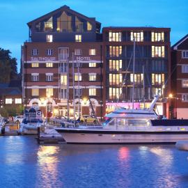 Salthouse Harbour Hotel and Spa，位于伊普斯威奇的酒店