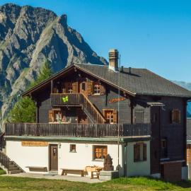 Gruppenhaus im Walliser Alpstyle，位于Rosswald的酒店