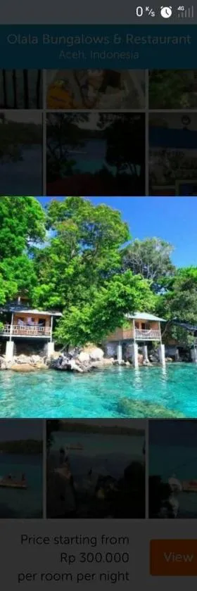 奥拉来咖啡和简易别墅旅馆，位于沙璜的酒店