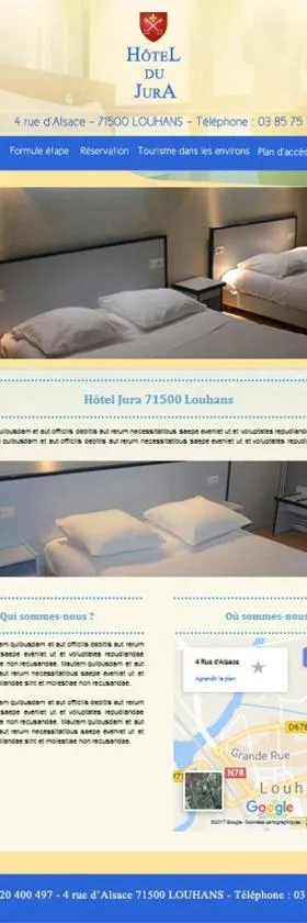 HOTEL DU JURA，位于卢昂的酒店